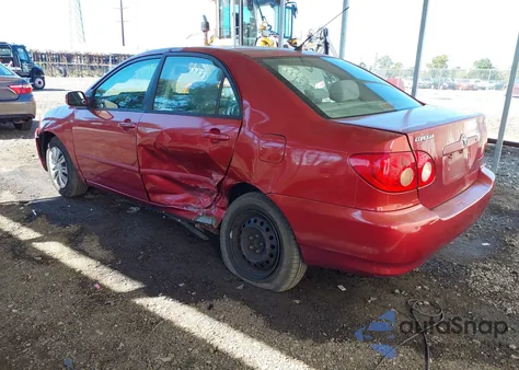 2006 Toyota Corolla Le из США, поврежденный, VIN 2T1BR32EX6C702558